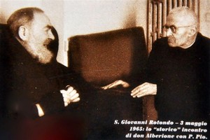 Spotkanie Jakuba Alberionego z o. Pio - 3 maja 1965 r.