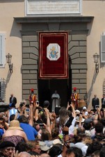 Castel Gandolfo-Anioł Pański z Papieżem_14 lipca 2013