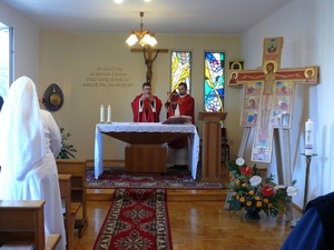 Prymicja u sióstr Uczennic Boskiego Mistrza w Częstochowie (ul. Kapucyńska)